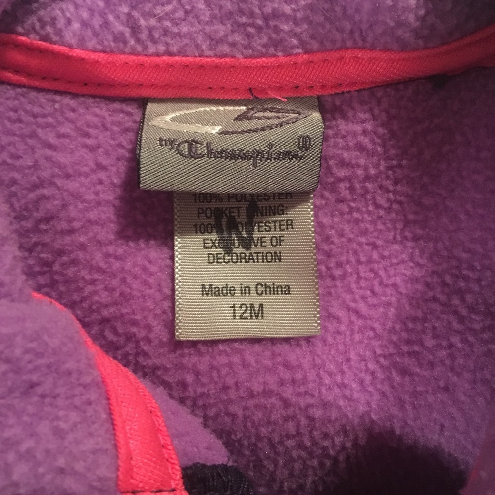 Champion C9 Purple Fleece 12 mo💜 - Picture 2 of 4